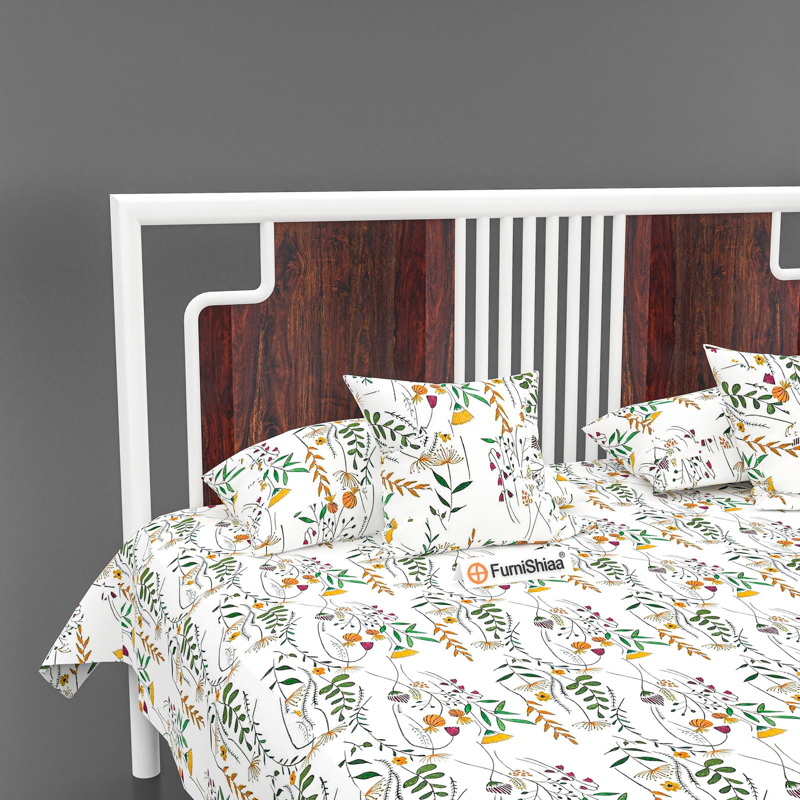 MetalCraft Beautiful Modern Design Iron Bed - Furnishiaa -  -